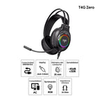 Headset gamer RGB Pro con micrófono