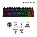 Teclado gamer mecánico RGB
