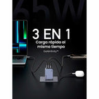 Cargador GaN de 65 W con doble puerto