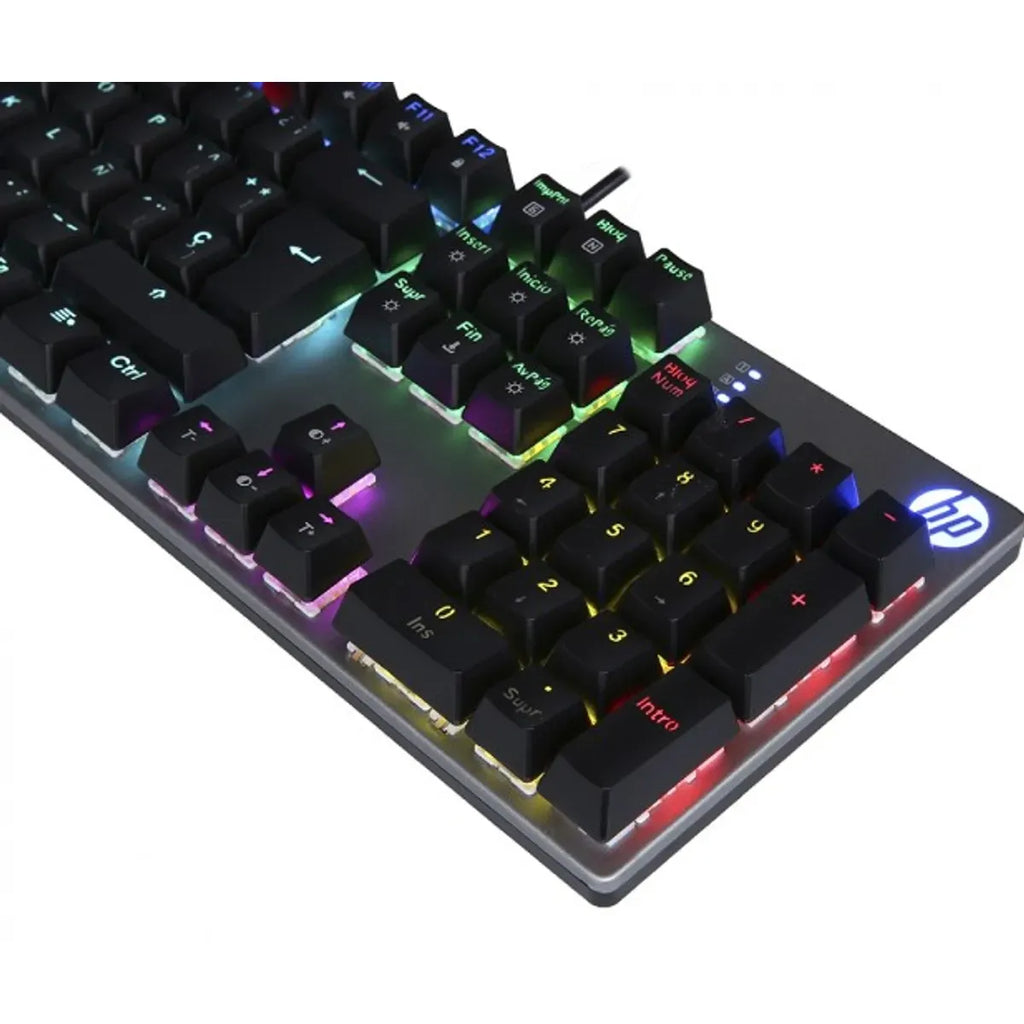 Teclado gamer mecánico RGB