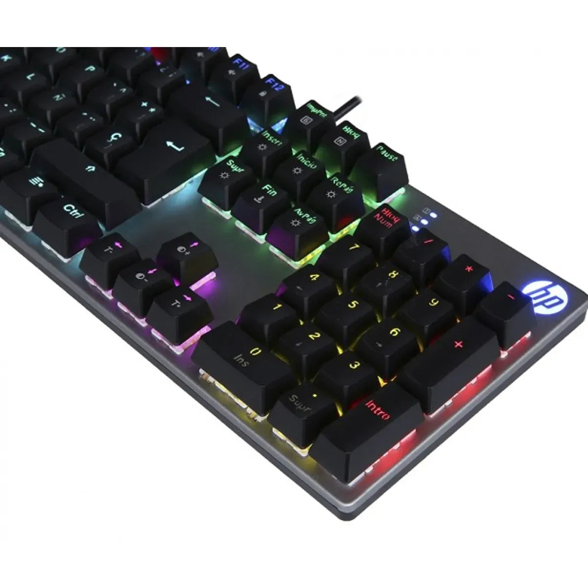 Teclado gamer mecánico RGB