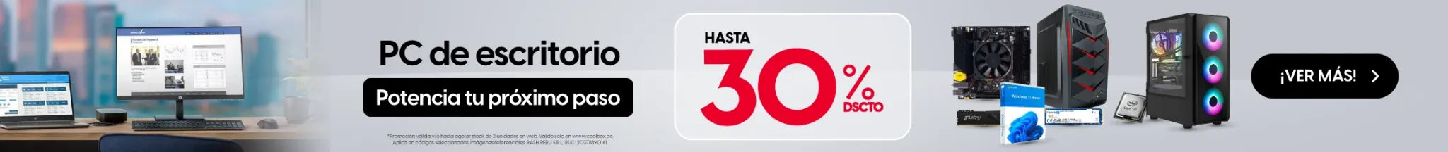 PC de escritorio - potencia tu próximo paso